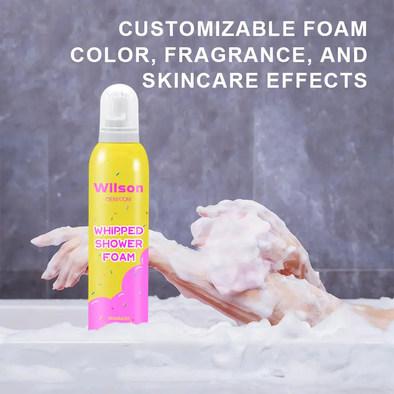 ​'n Totaal ander badervaring, WIlson Amino Acid Scented Shower Mousse is so goed!